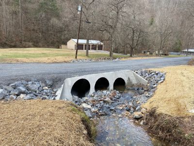 Improves roadway and driveway access.