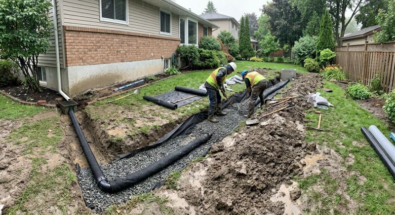 Residential Landscape Drainage in Birmingham, AL