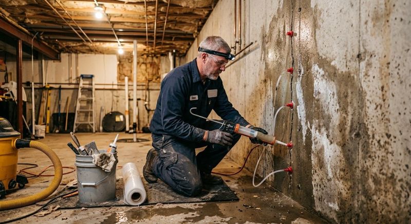 Wet Basement Solutions in Columbus, OH