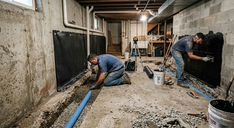 Wet Basement Solutions in Columbus, OH