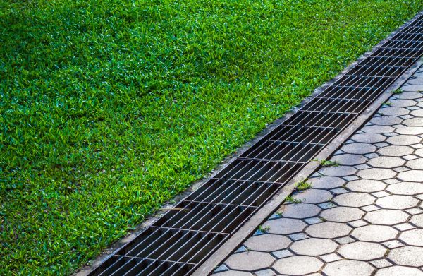 Prevents flooding and water pooling outdoors.