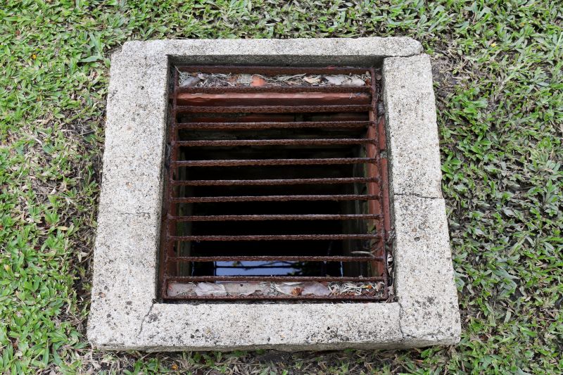 Protects foundation from excess surface runoff.